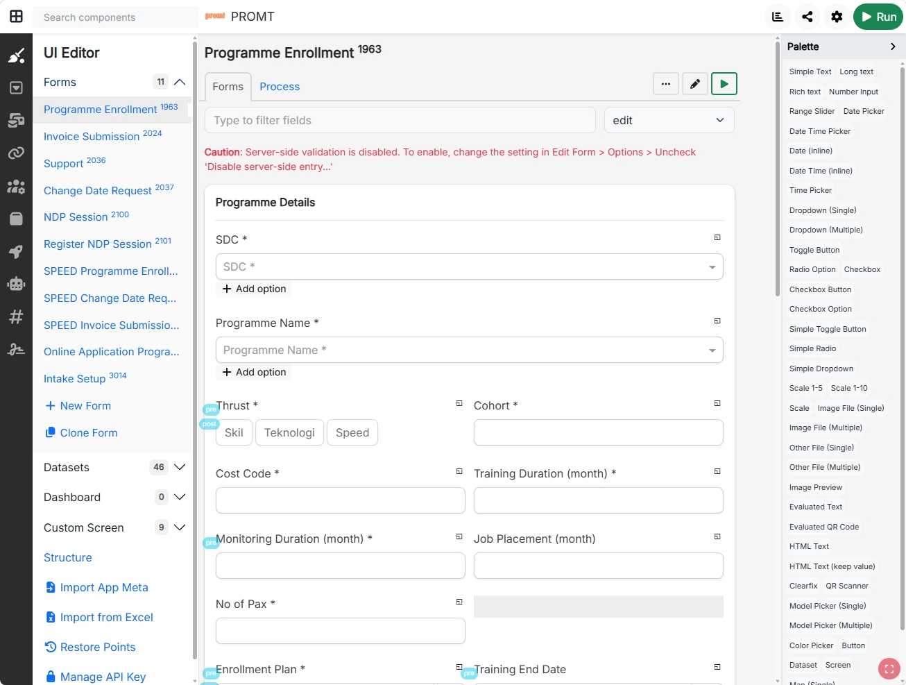 AppWizard Screenshot 2